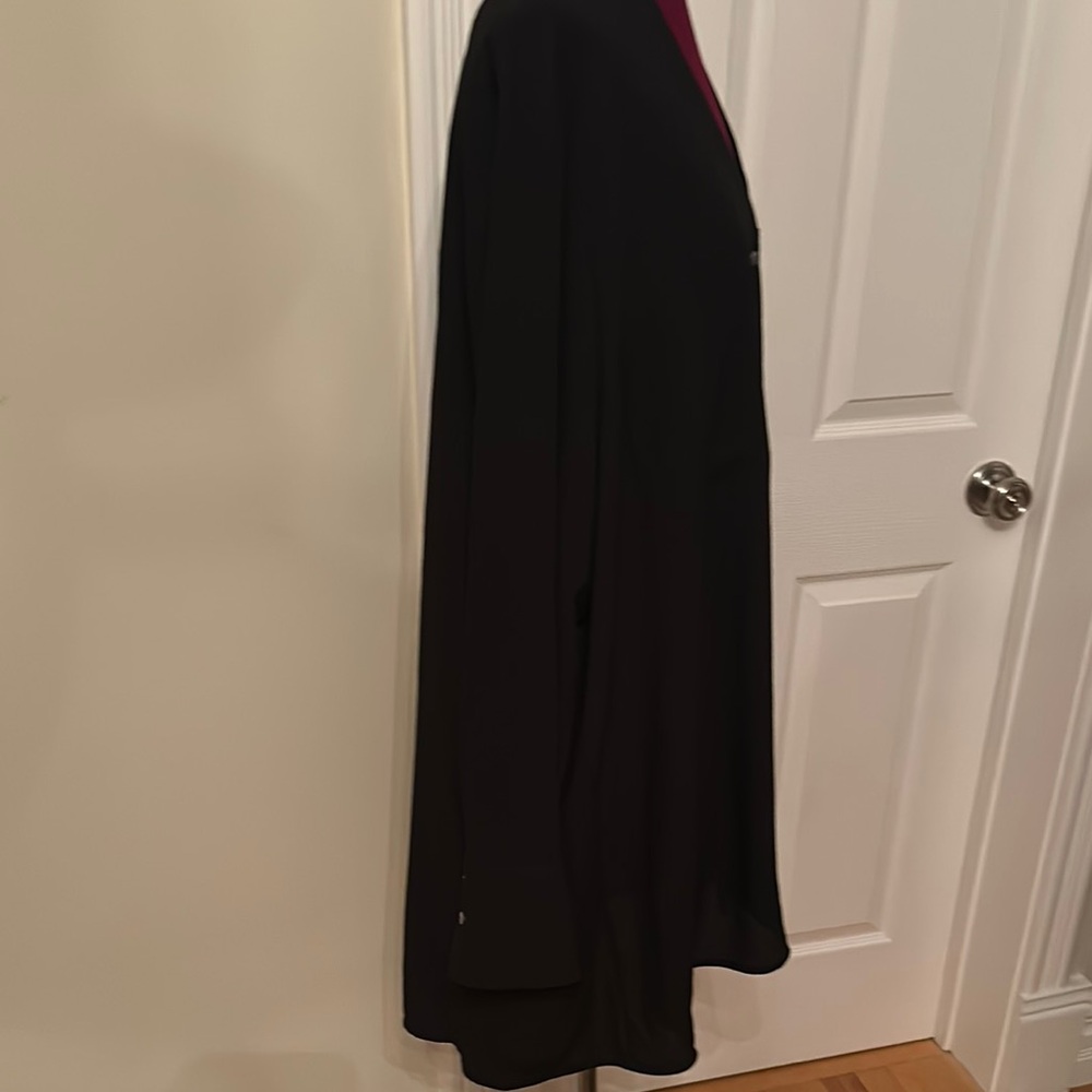 Chic Black Button-Up Top - image 3